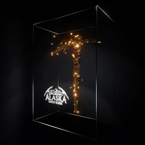 Alaska Gold Rush Golden Pickaxe