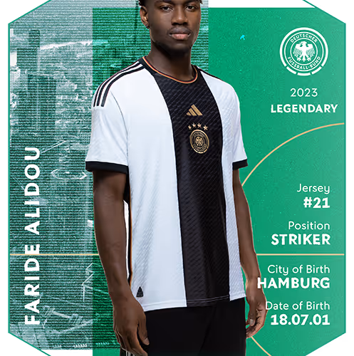 Legendary - Faride Alidou - U21 2023 - 2023 Squad - Men's Under 21s - 2023