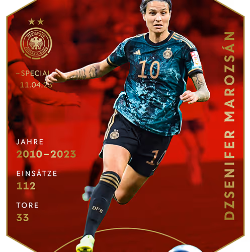 Special - Dzsenifer Marozsán - Milestone - End of Era - Women's National Team - 2023
