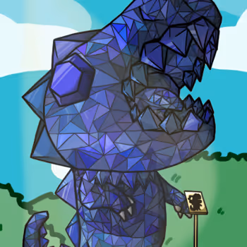 Sapphire's Dino by Lucivaryas x Reddit Collectible Avatars