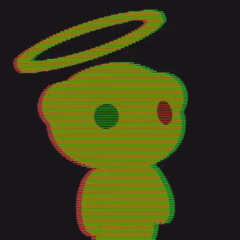 Red-Green Anaglyph by Lethargic x Reddit Collectible Avatars