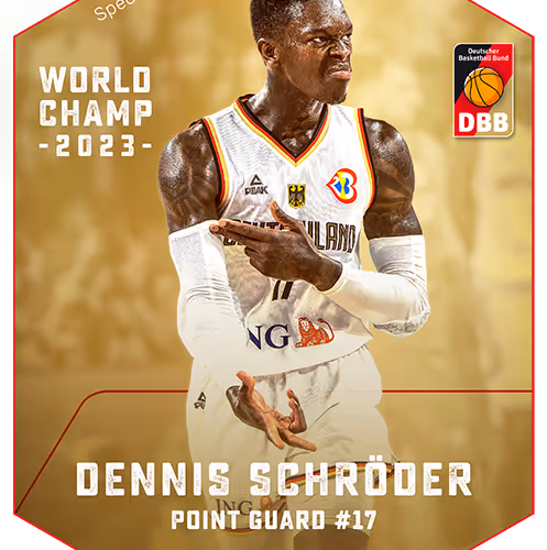 Special - Dennis Schröder - 2023 - World Champion - Men's National Team - 2023