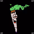 420 Cartoon Crypto Spliffs