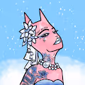 PinkCat Holiday Card