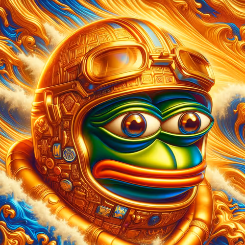 PEPE in Gold edition 2 unique