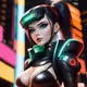 Cyberpunk Woman