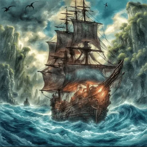 Ancient Sea Fantasy by A.Kumara [POLYGON]