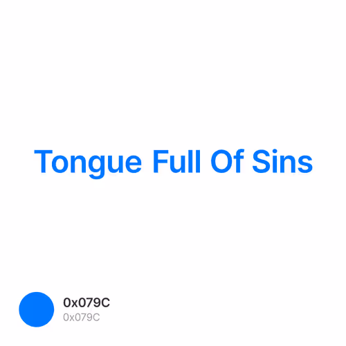 Tongue Full Of Sins
