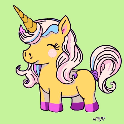 Polygon Crypton Unicorns By Wm97 Nft Art Society