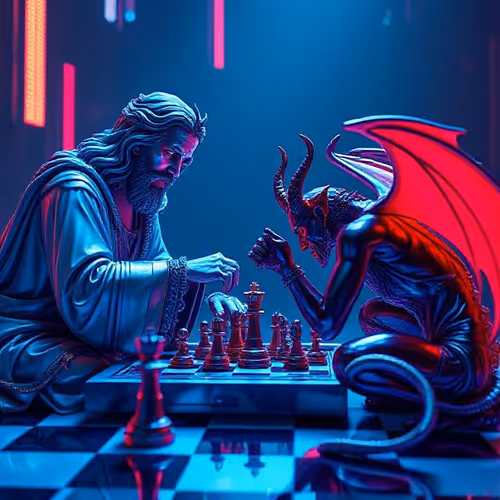 jesus and devil