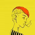 Two Sad Smoking Girls
