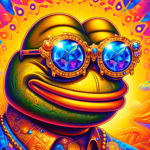 PEPE in Gold edition 3 unique