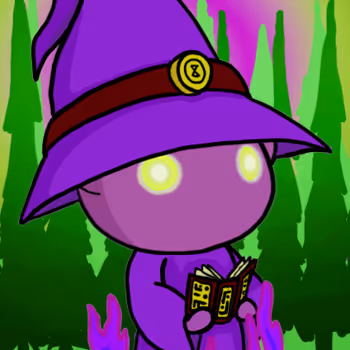 Purple Wizard by GlowingAlien x Reddit Collectible Avatars