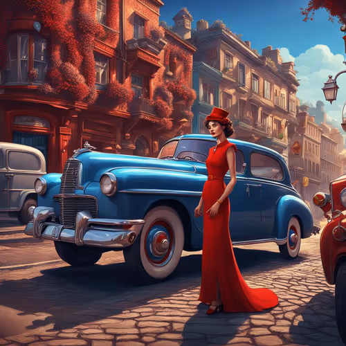 Lady in Red