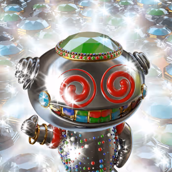 Shiniest Miko by Bejeweled and Encrusted x Reddit Collectible Avatars