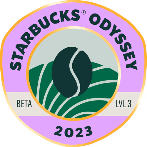 The 2023 Starbucks Odyssey Achievement Stamp: Level 3