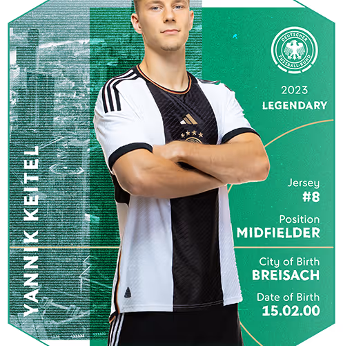 Legendary - Yannik Keitel - U21 2023 - 2023 Squad - Men's Under 21s - 2023