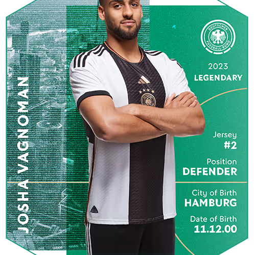 Legendary - Josha Vagnoman - U21 2023 - 2023 Squad - Men's Under 21s - 2023