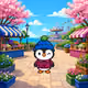 Winking Mascot Puffin