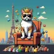 8Bit Feline Soiree
