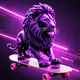 Lion Skateboarding